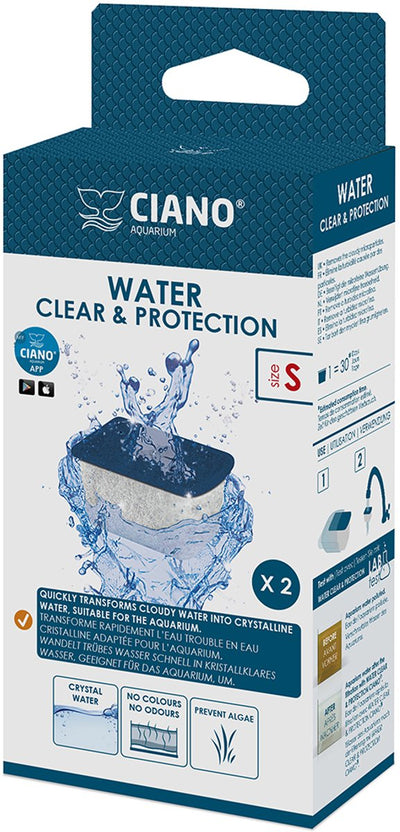 Ciano water clear - filtre d'aquarium - 2 pièces - petit