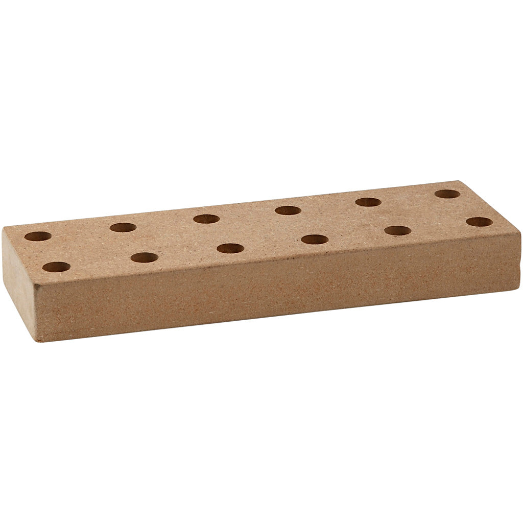 Porte-stylo pour roller, dimensions 20x6,5x2,5 cm, diamètre du trou 11 mm, 1 pièce