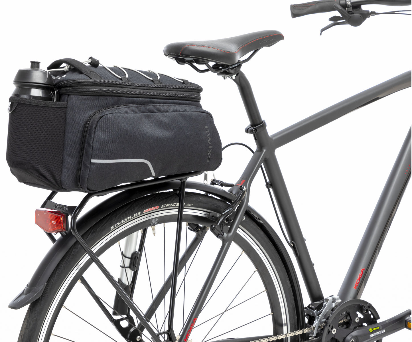 Nouveau LOOXS SPORT TRUNKBAG RT - Sac à vélo en polyester noir