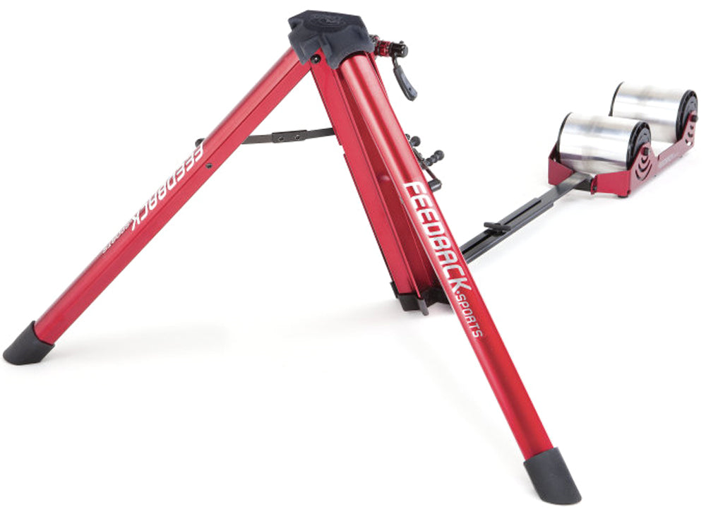 Entraîneur à roulettes omnium over-drive Feedback Sports avec sac