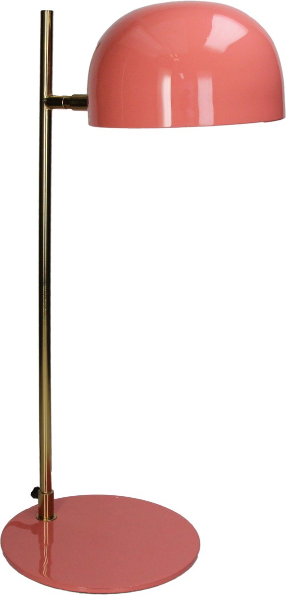 Lampe de table collection Hd métal rose 25x19x50cm