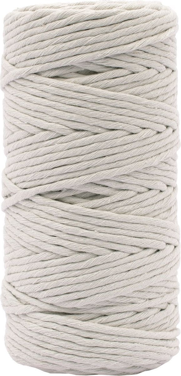 Vaessen creative • corde macramé 3mmx100m gris clair