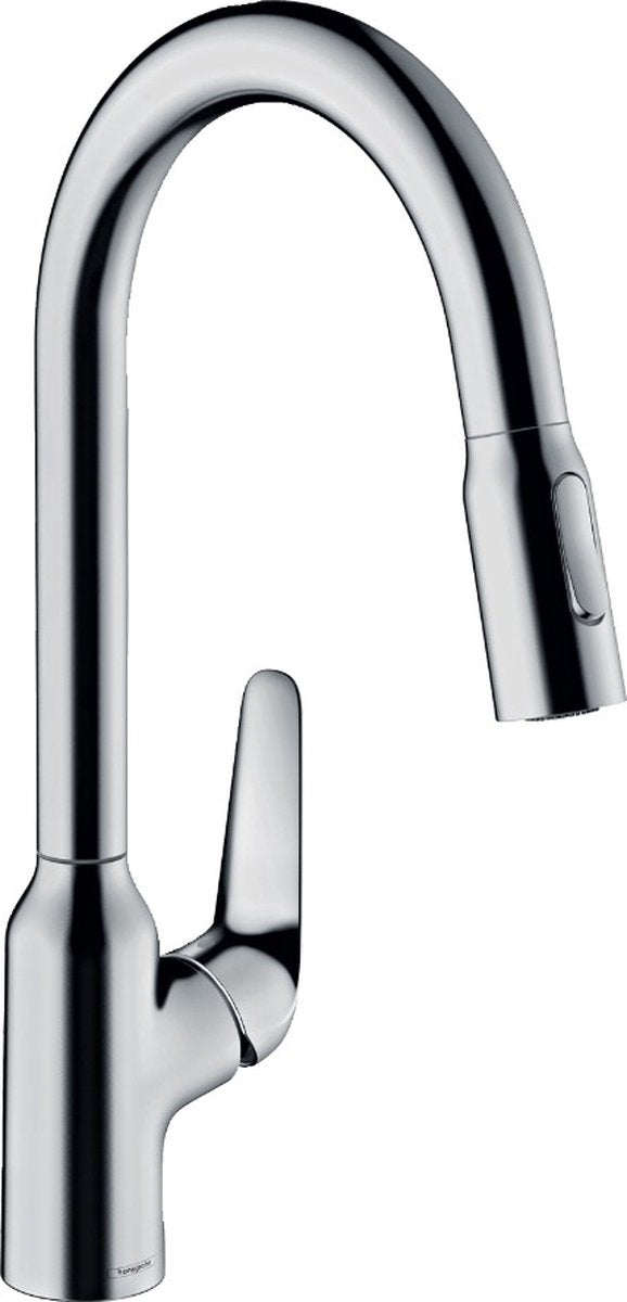 Hansgrohe focus m42 - robinet de cuisine m429-h220 avec douchette extractible, chromé 71800000