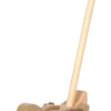 Petit pied de presse à poussée en bois avec tête mobile
