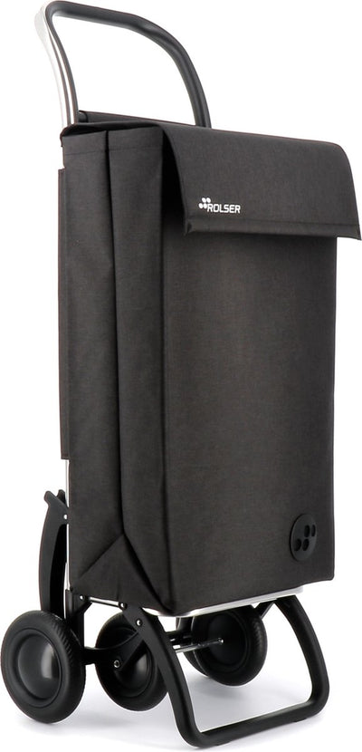 Rolser Chariot libre-service 4 roues sbelta tweed - 4.2 - noir