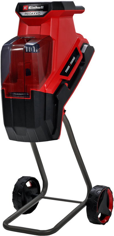 Einhell couteau à batterie hachoir redaxxo 36 25 li solo - puissance x-change - 36 v li-ion - max. épaisseur de branche : ø25 mm - 90 db - 3 couteaux réversibles en acier spécial - incl. bâton poussoir pratique - excl. batterie et chargeur