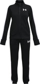 Under Armour UA Rival Knit Track Suit-blk Survêtement pour filles - noir - blanc