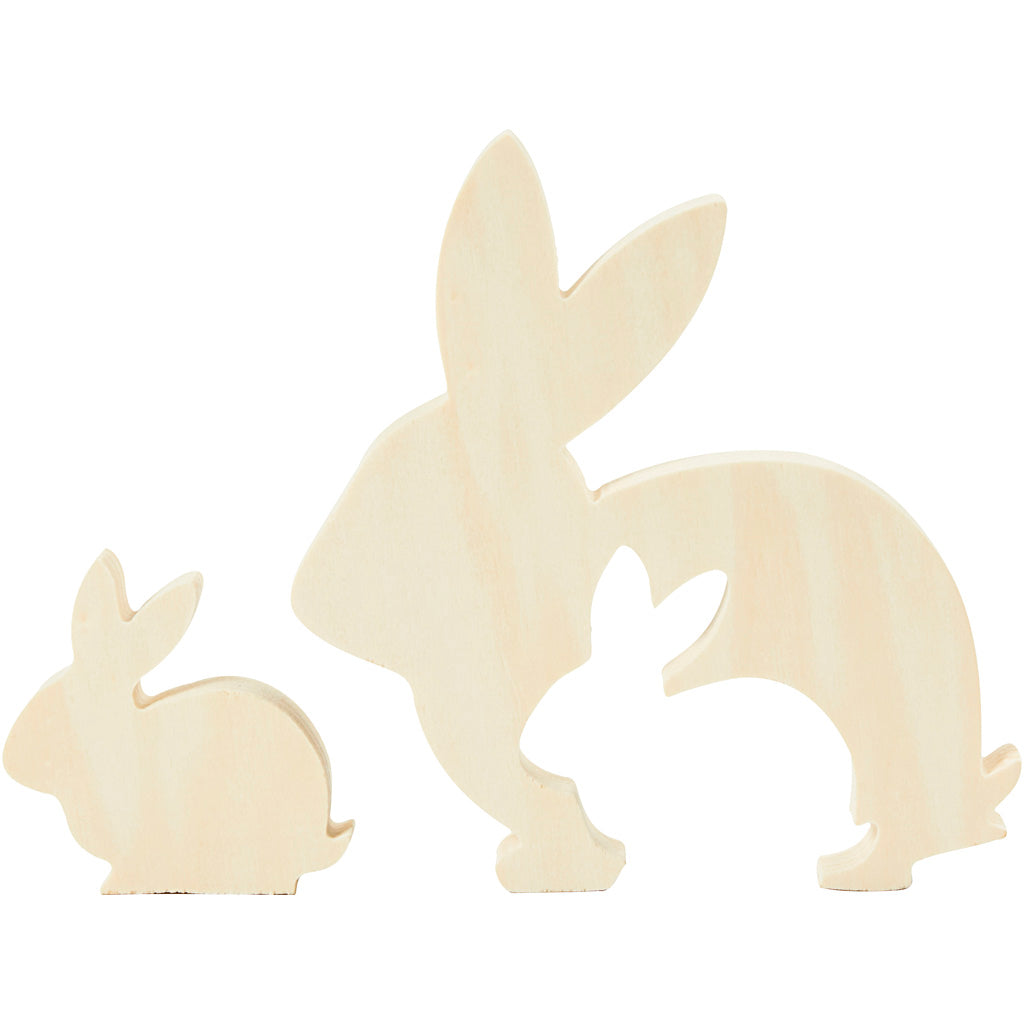 Creativ company figurines 2en1, h : 5+10,5 cm, d : 1,2 cm, l : 5+10 cm, 1 set
