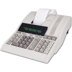 Calculatrice avec imprimante Olympia CPD 5212, affichage à 12 chiffres, gris