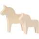 Cheval de compagnie Creativ, h: 8+10 cm, l: 7+9,5 cm, épaisseur 1,8 cm, 2 pièces 1 carton