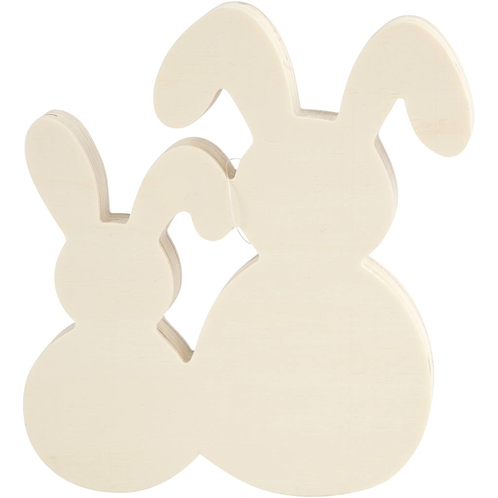 Lapins Creativ company, h : 17 cm, l : 16 cm, épaisseur 2 cm, 1 set