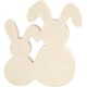 Lapins Creativ company, h : 17 cm, l : 16 cm, épaisseur 2 cm, 1 set