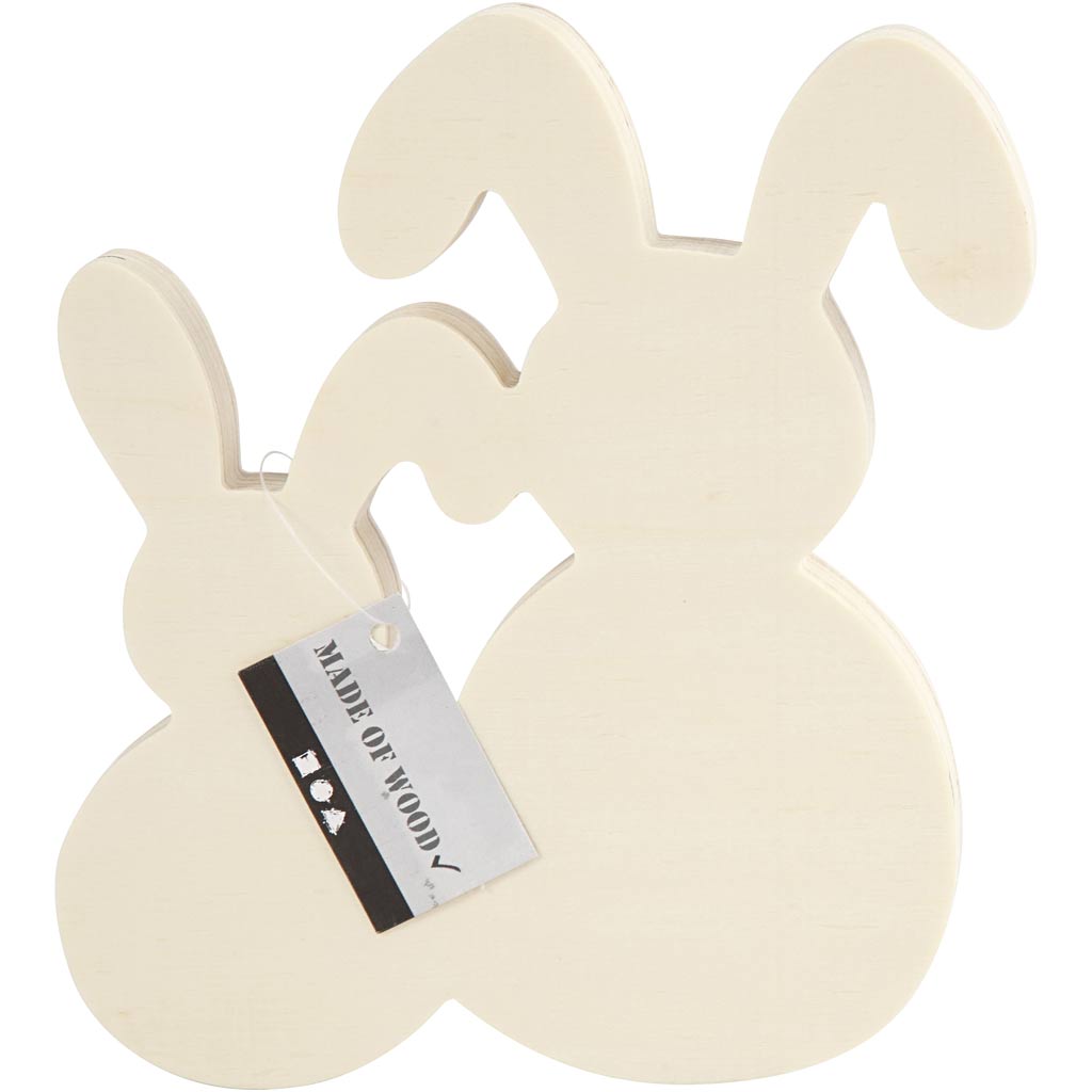 Lapins Creativ company, h : 17 cm, l : 16 cm, épaisseur 2 cm, 1 set
