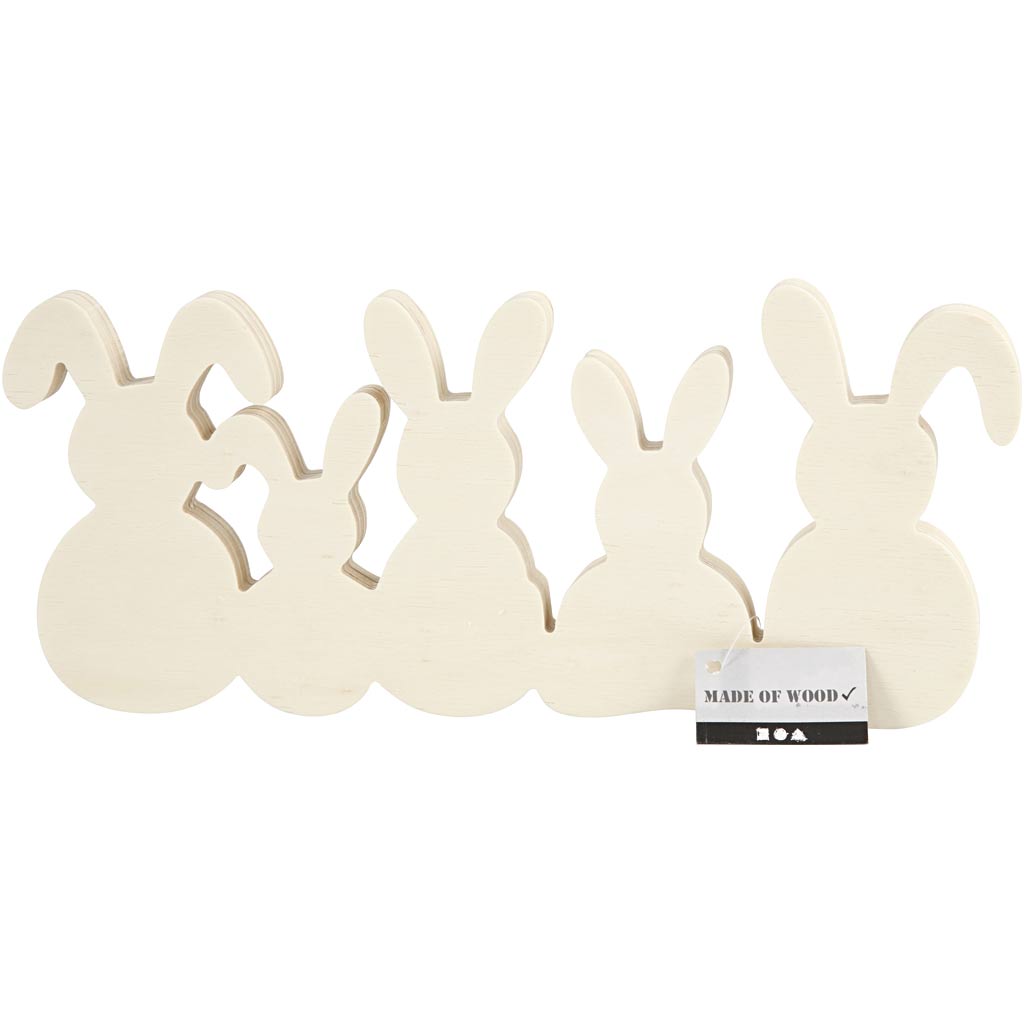 Lapins Creativ company, h: 11 cm, l: 30 cm, épaisseur 2 cm, 1 set