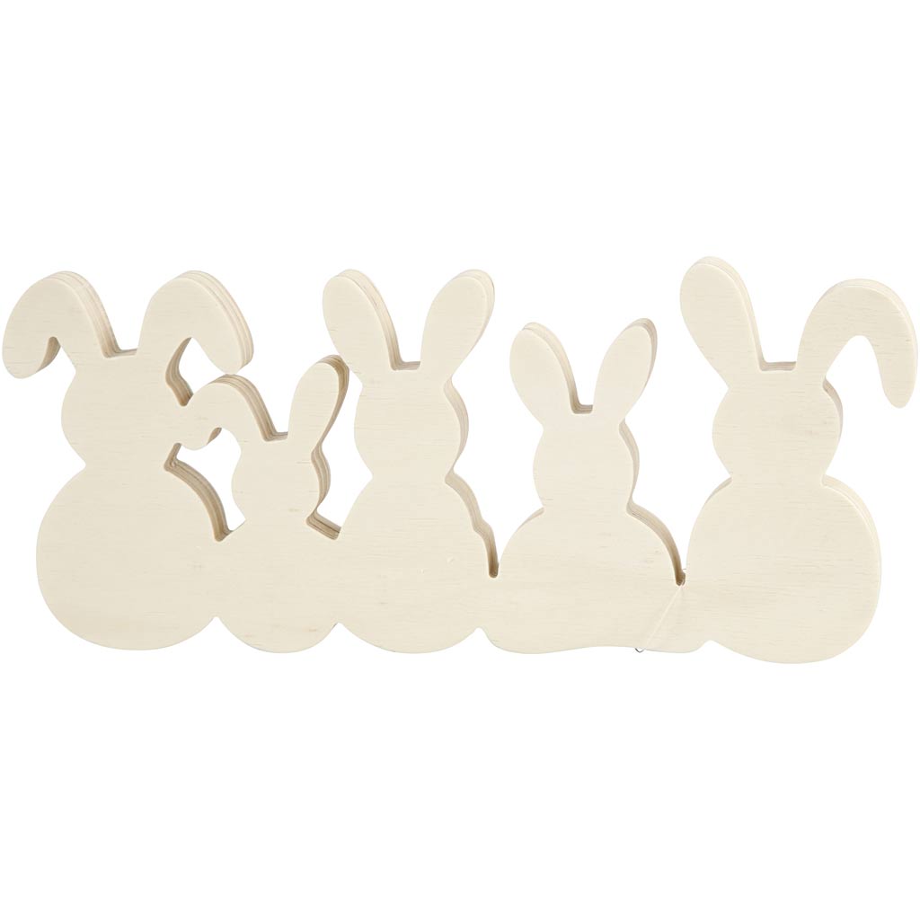 Lapins Creativ company, h: 11 cm, l: 30 cm, épaisseur 2 cm, 1 set