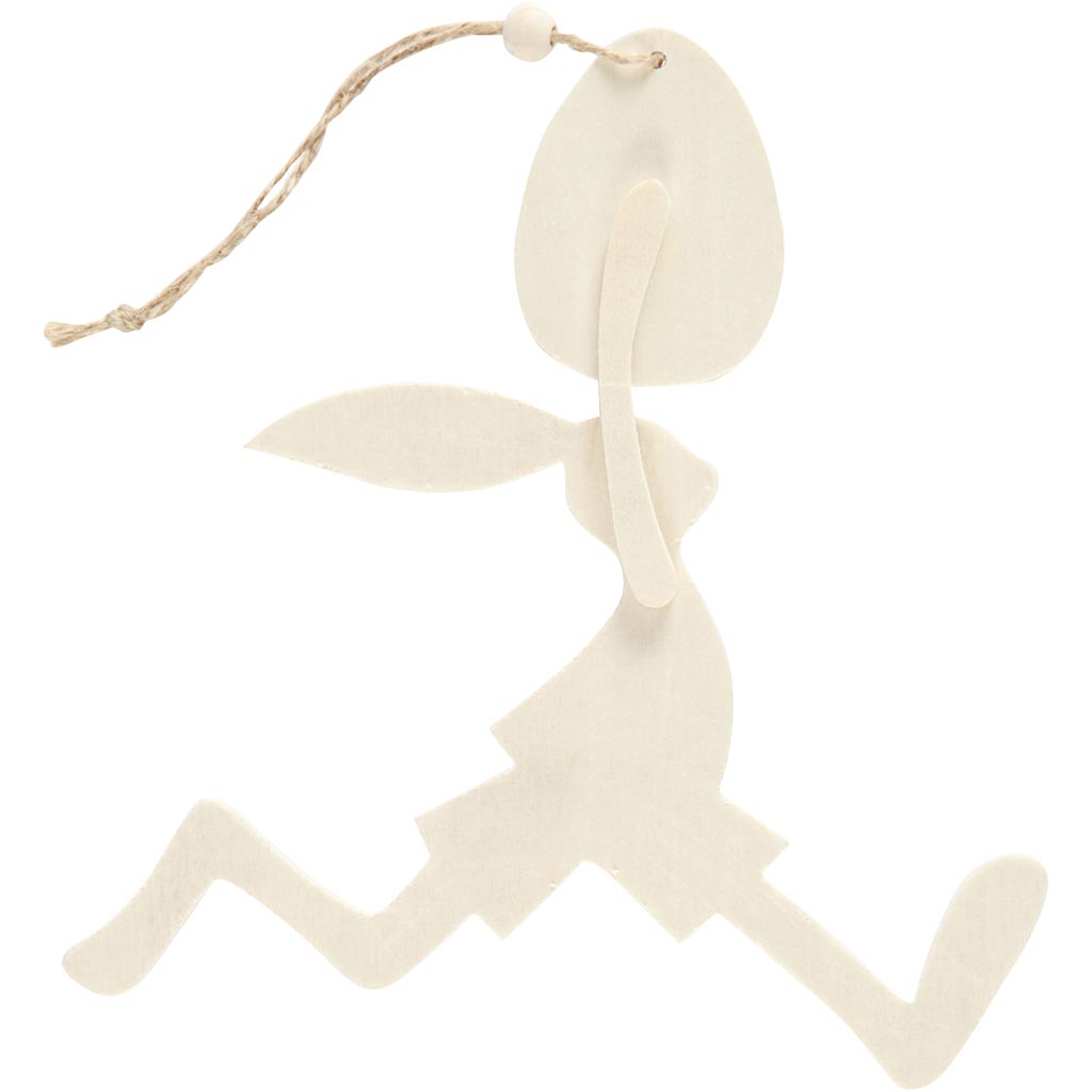 Creativ company lapin avec œuf, h: 18 cm, l: 17 cm, 1 set