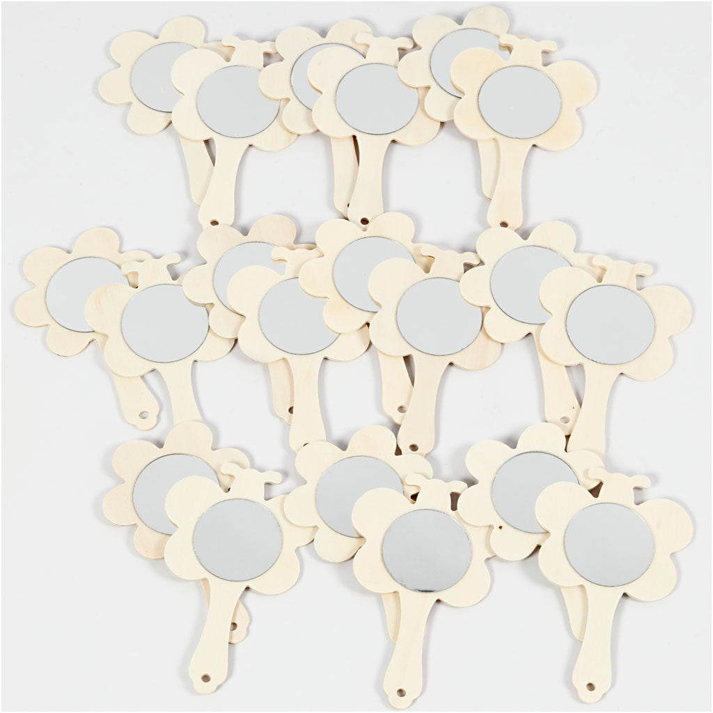 Miroir à main Creativ company, h : 13,9 cm, l : 9 cm, 20 pièces 1 boîte