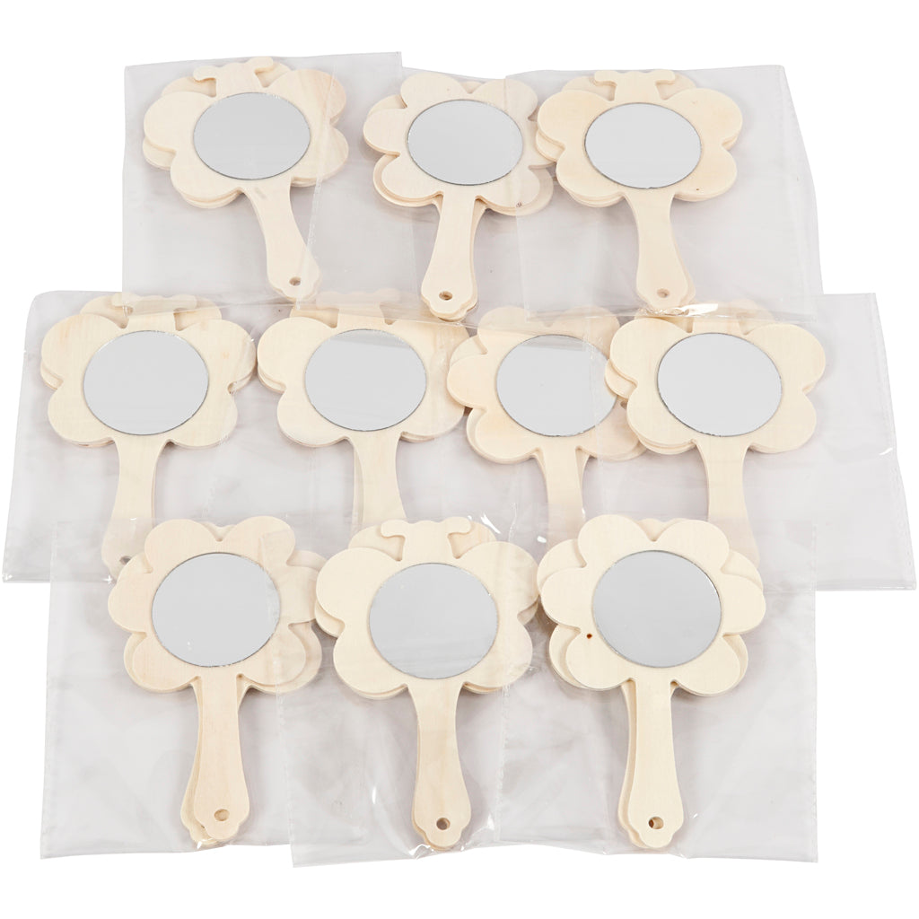 Miroir à main Creativ company, h : 13,9 cm, l : 9 cm, 20 pièces 1 boîte