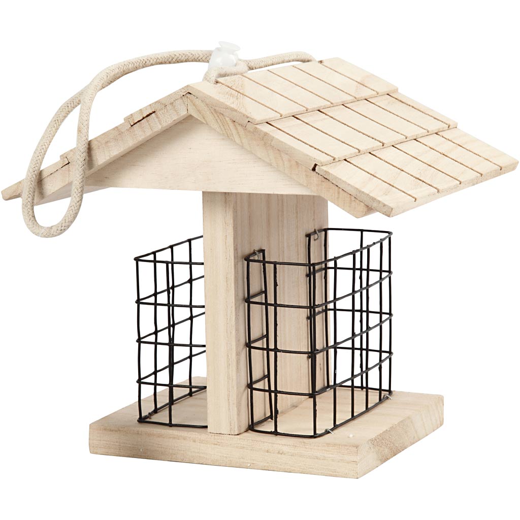 Mangeoire à oiseaux Creativ company, h : 17,5 cm, l : 11,6 cm, l : 13,5 cm, 1 pièce