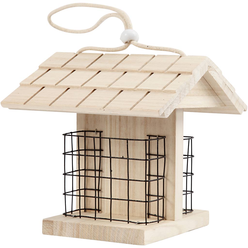 Mangeoire à oiseaux Creativ company, h : 17,5 cm, l : 11,6 cm, l : 13,5 cm, 1 pièce