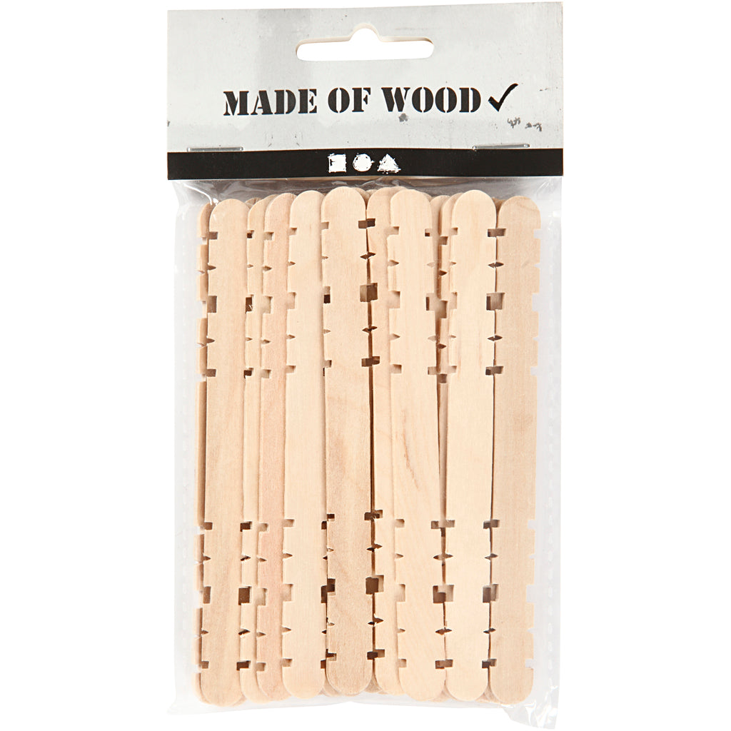 Bois de construction Creativ company, l: 11,4 cm, l: 10 mm, 30 pièces 1 carton