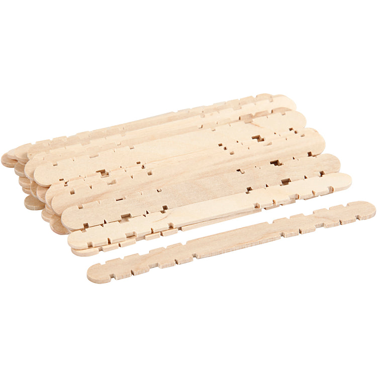 Bois de construction Creativ company, l: 11,4 cm, l: 10 mm, 30 pièces 1 carton