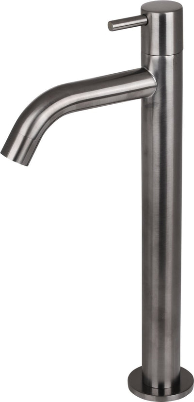 Robinet de lavabo Differnz - robinet d'eau froide - haut - 28,5 x 11,5 cm - bronze à canon