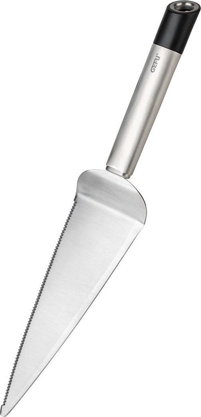 Pelle à gâteau Gefu Primeline avec bord dentelé - Pelle à gâteau en acier inoxydable et coupe-gâteau en un