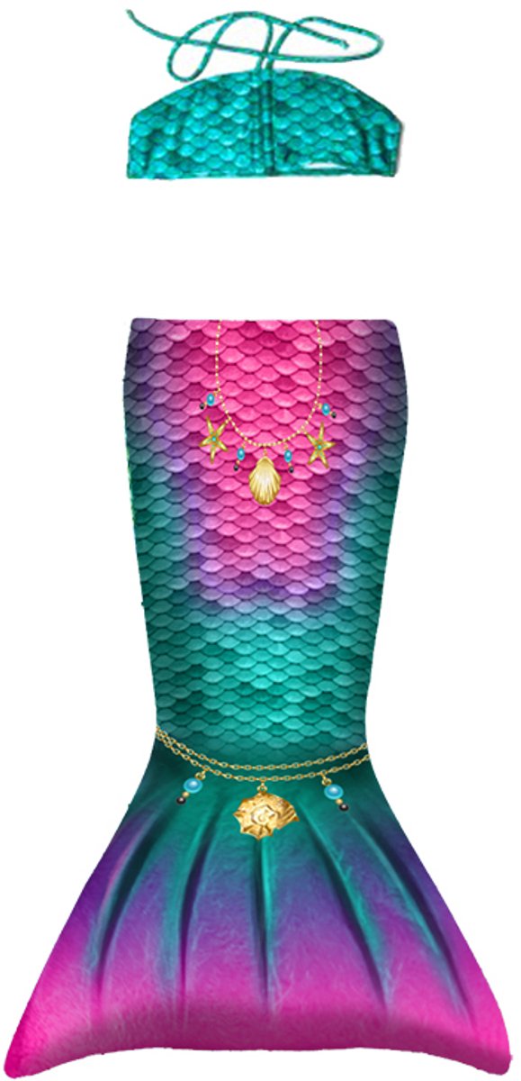 Sirènes Kuaki - ensemble étoile pour tout-petits - 2xs - 4 ans