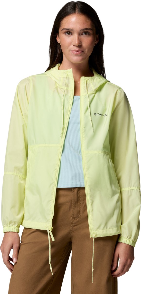 Veste outdoor femme coupe-vent Columbia flash forward™ ii - citron haze