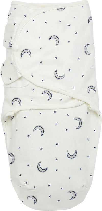 Couverture d'emmaillotage Meyco baby moon - indigo - 4-6 mois - 1,0 tog