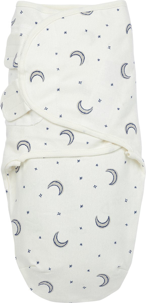 Couverture d'emmaillotage Meyco baby moon - indigo - 4-6 mois - 1,0 tog