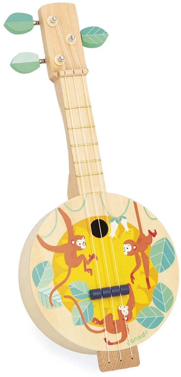 Janod - gioia - banjo en bois - jungle