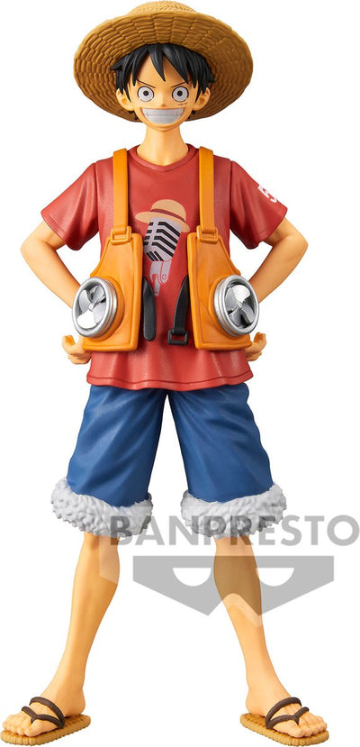 Banpresto one piece dxf - la statue en pvc de la série grandline singe d. luffy vol.1 statue 18 cm