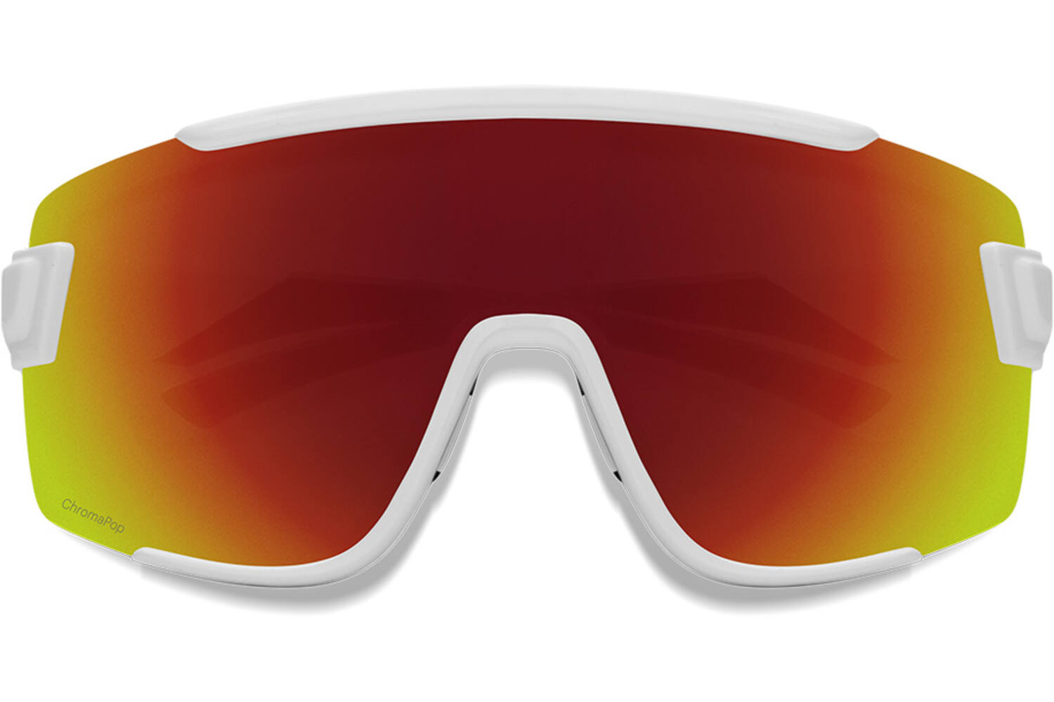 Smith Wildcat Bril White Chromapop Red Mirror
