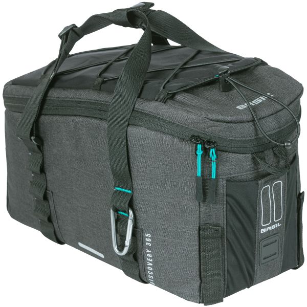 Basil Discovery 365D Bagage de bagages Sac m - noir, eau -pellent, 9L, unisexe, sportif