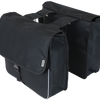 Edge Double Bicycle Bag Basic Shopper 26 litres 33 x 36 x 12cm (2x) noir