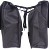 Edge Double Bicycle Bag Basic Shopper 26 litres 33 x 36 x 12cm (2x) noir