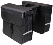 Edge Double Bicycle Sac Luxury Shopper 40 Liter 38 x 40 x 14cm (2x) noir - afbeelding 1