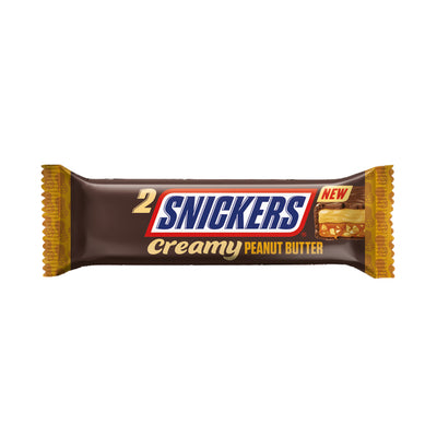 Snickers crémeux au beurre de cacahuète single (24x 36,5gr)