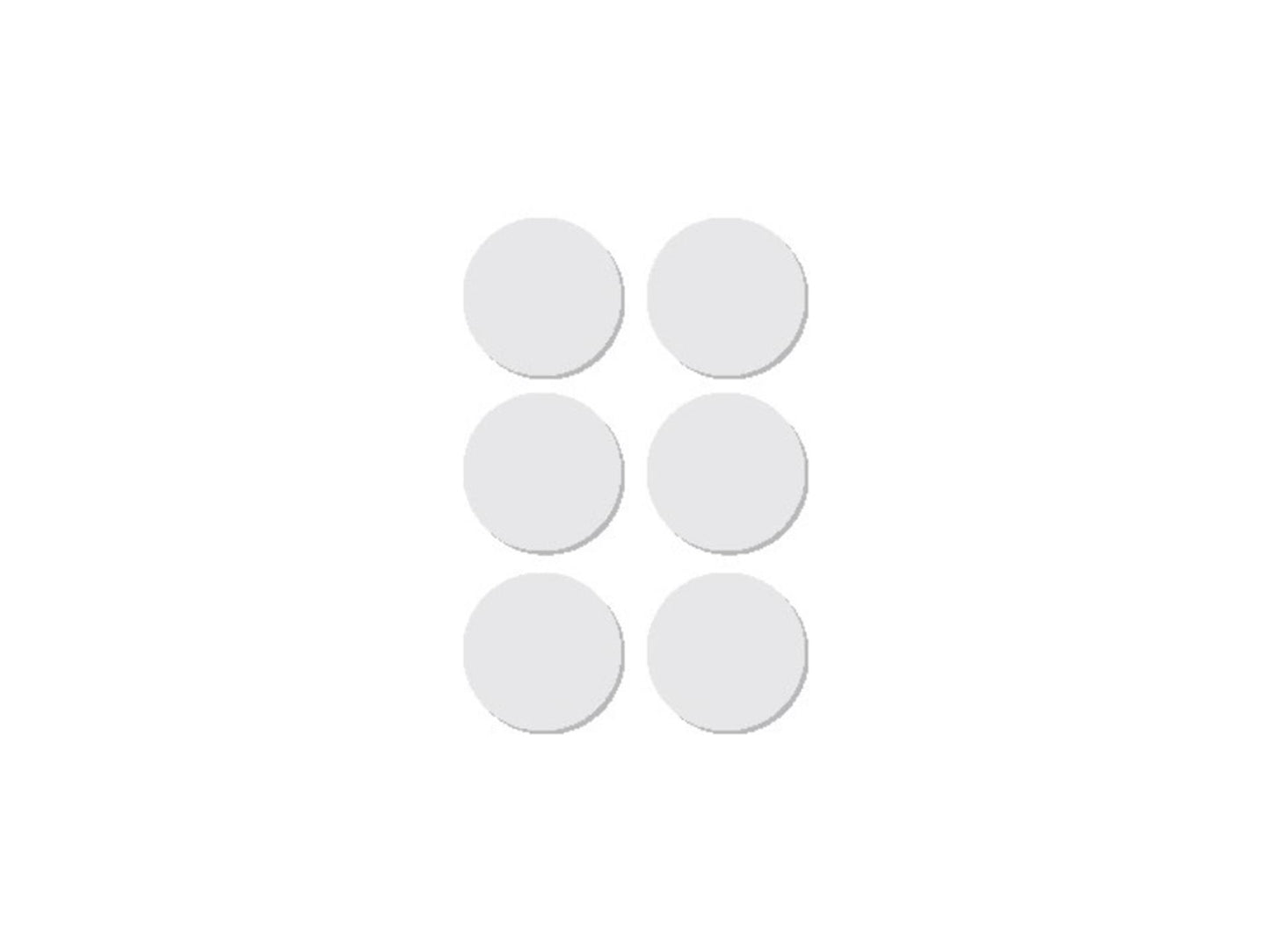 Etiquettes Apli rondes 32mm blanches