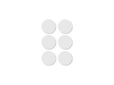 Etiquettes Apli rondes 32mm blanches