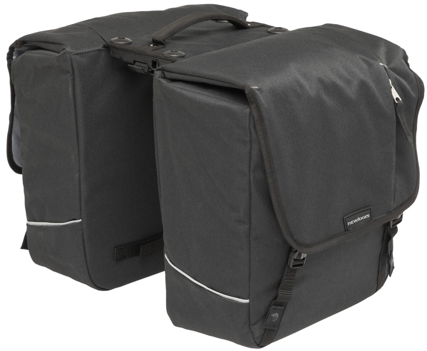 Le NOVA Double - Double Bicycle Bag, Water -Pellent, noir