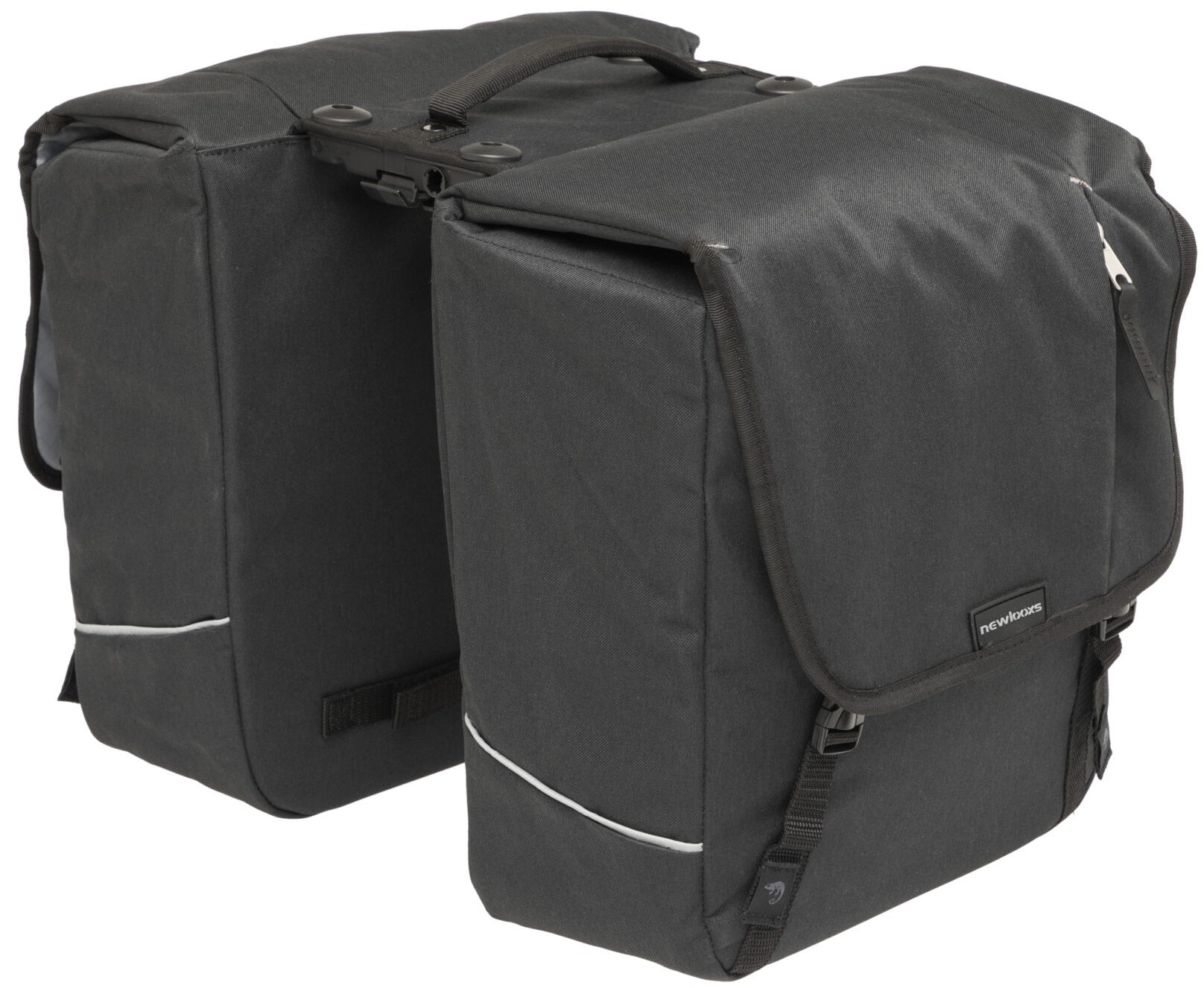 Le NOVA Double - Double Bicycle Bag, Water -Pellent, noir