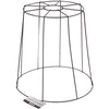 Abat-jour Creativ company, h : 20 cm, d 15,5-20 cm, noir, 1 pièce