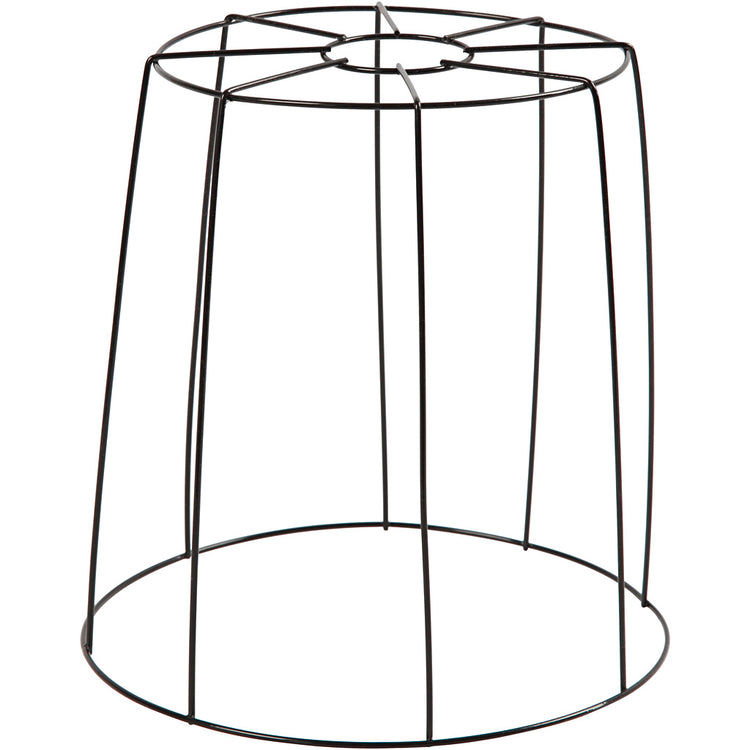 Abat-jour Creativ company, h : 20 cm, d 15,5-20 cm, noir, 1 pièce