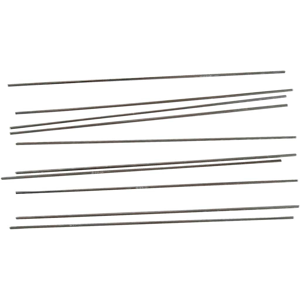 Barre métallique Creativ company, l: 20 cm, d 2 mm, 10 pièces 1 boîte