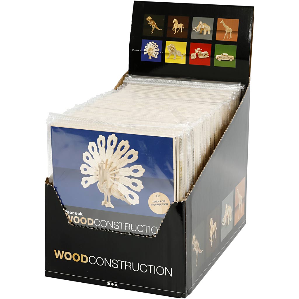 Puzzle 3D Creativ company, taille 9-25 cm, 8x6 pièces, 1 boîte
