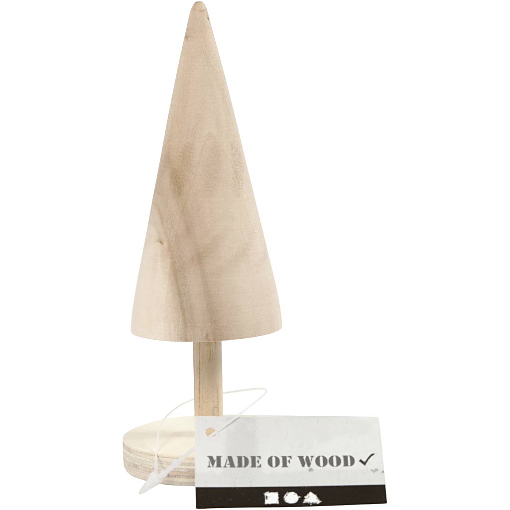 Sapin de Noël Creativ company, h: 15,5 cm, d 5 cm, 1 pièce