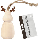Reindeurs de pendentif en bois - afbeelding 2